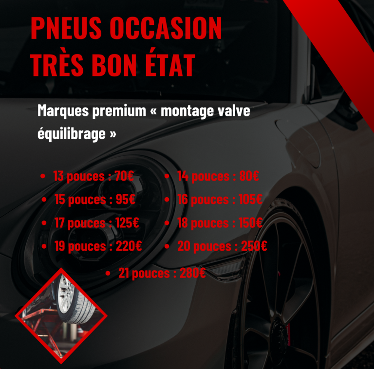 black and red modern car repair service flyer